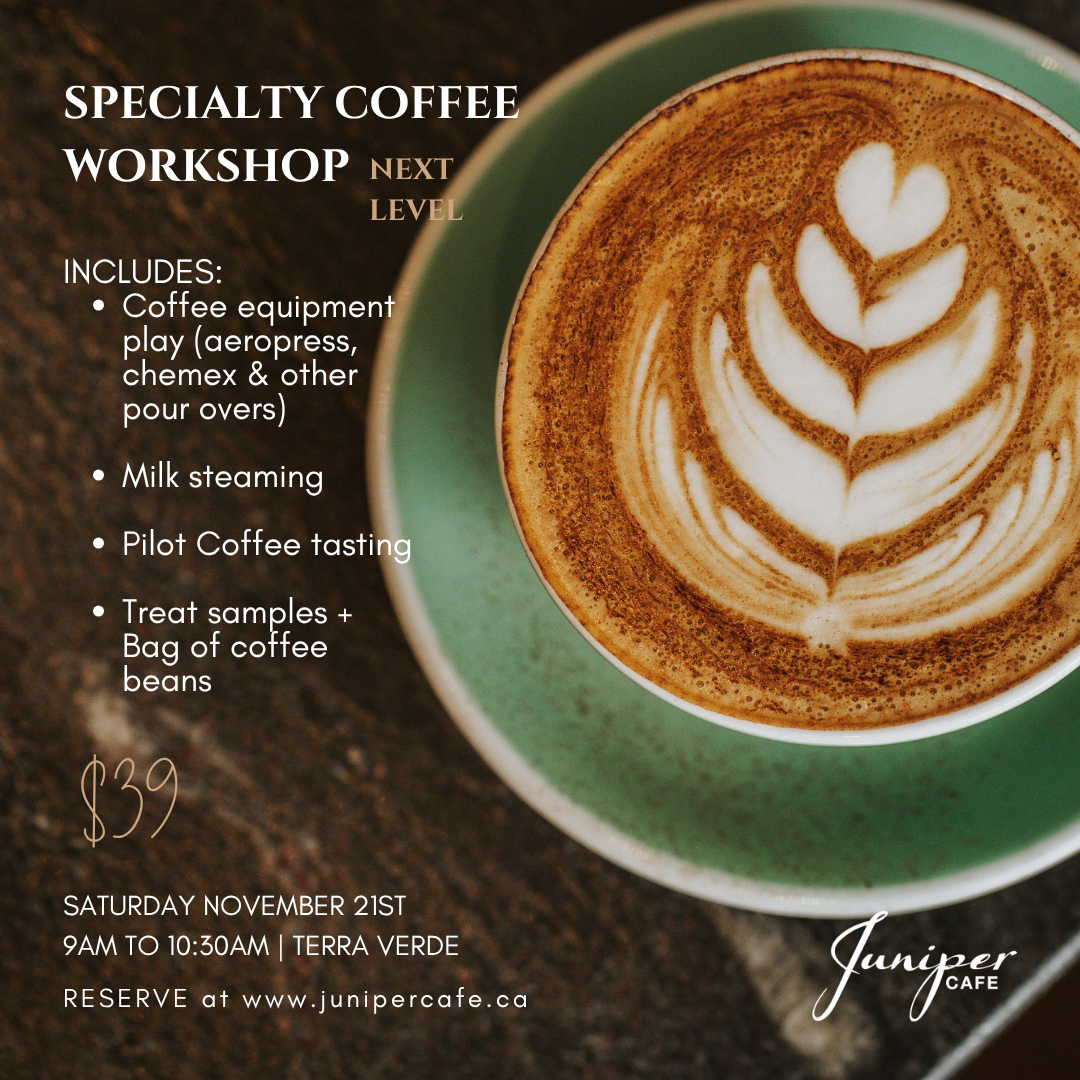 Specialty Coffee Workshop (Next Level) | Nov 21st