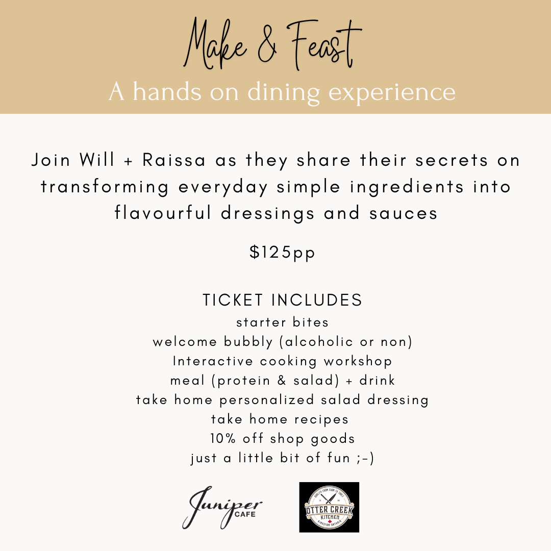 Workshop & Dine With Us