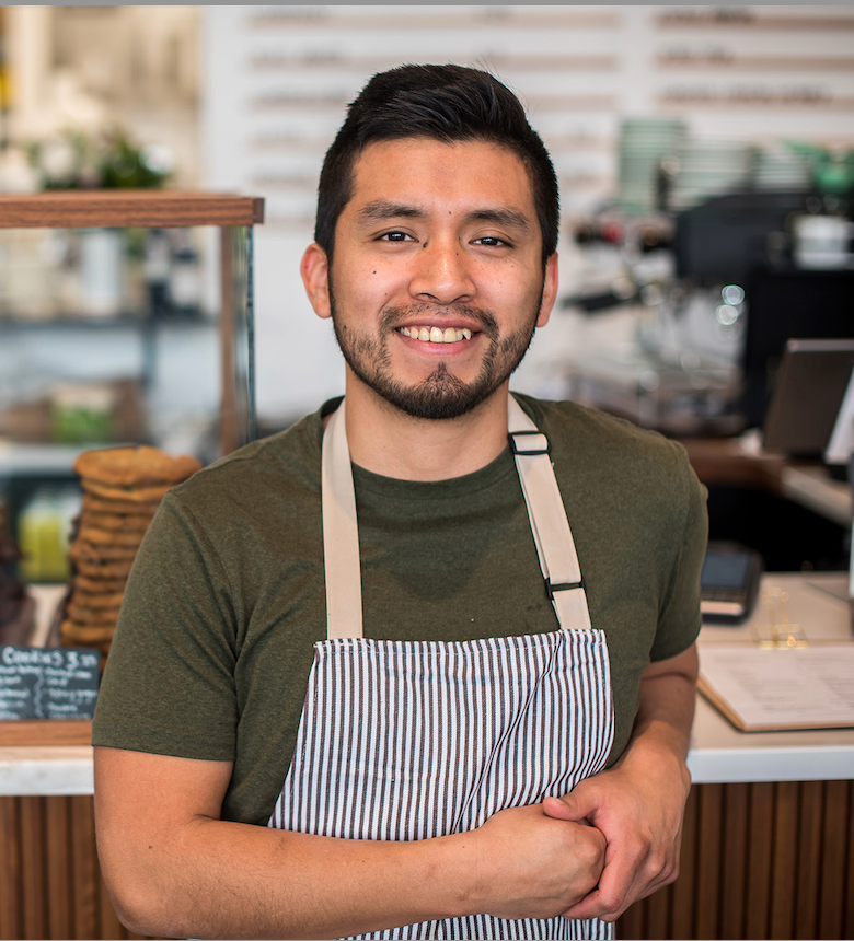 A picture of Camilo, Operations Manager at Juniper Cafe in Kingston.
